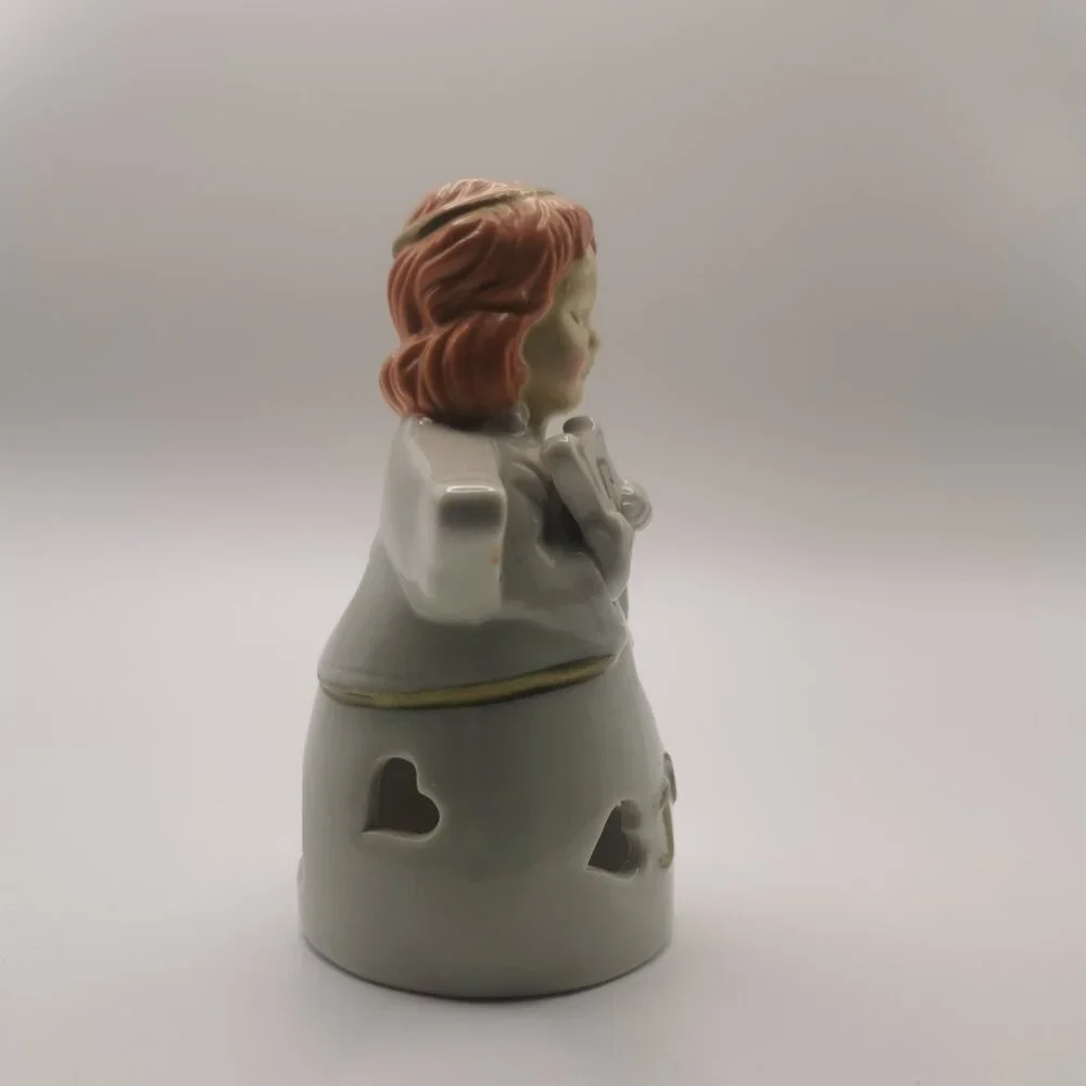 Vintage Pottery Angel 'Joy' Candle Holder -Table‎ Decor -5